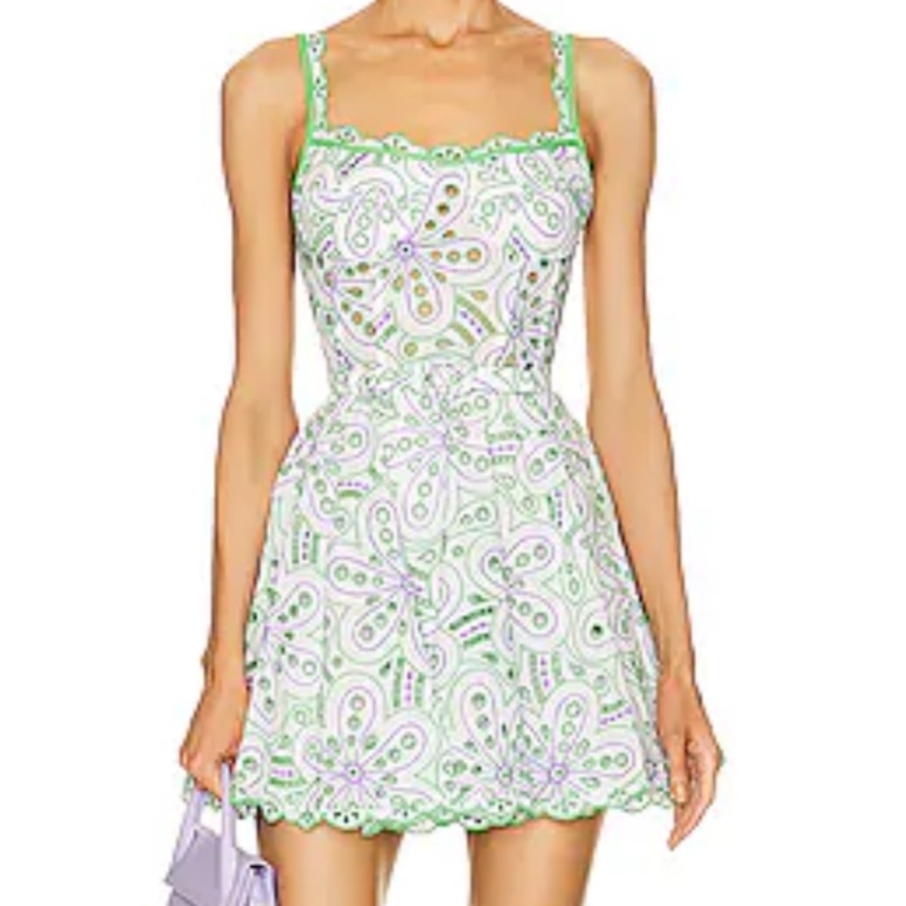 Charo Ruiz ibiza nina short dress lilac green size L